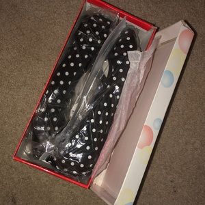 Black and White Polka Dot flats